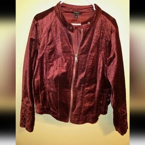Torrid Velvet Moto Jacket